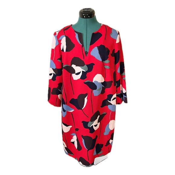 Boden Easy Notch Neck Dress 8R - Picture 3 of 12